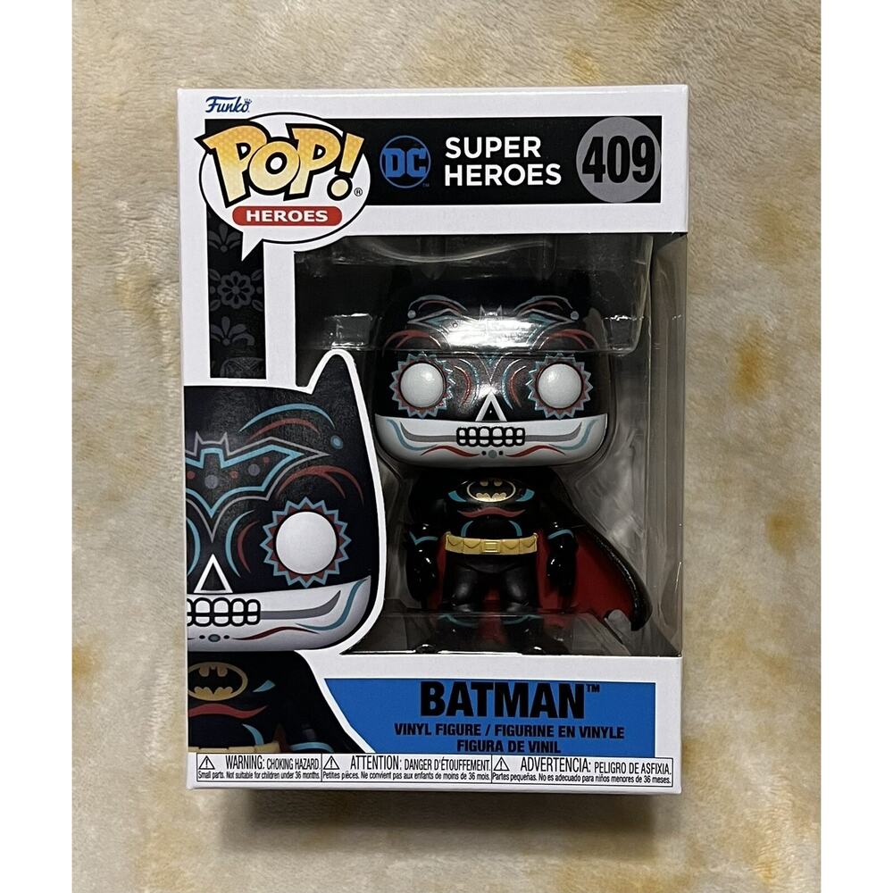 Funko POP Dia De Los Batman #409 Vinyl Figure DC Super Heroes Comic book Comics